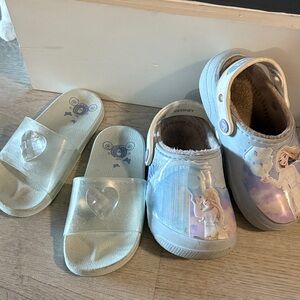 Disney Kids Sandals and Clogs - White and Purple